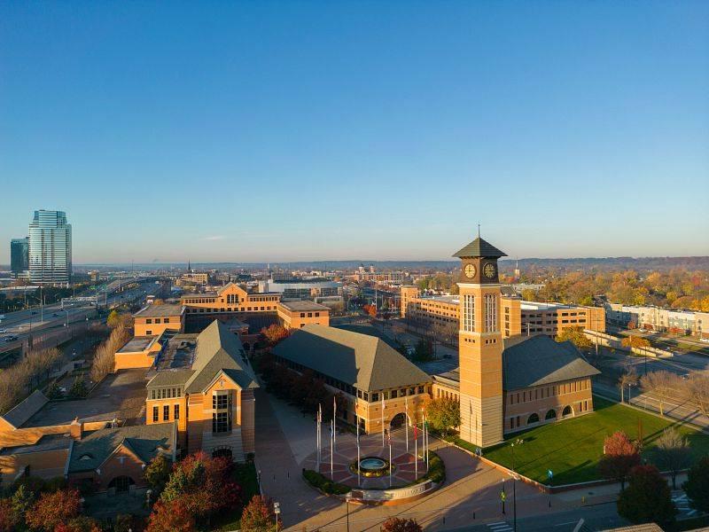 Grand Valley's Robert C. Pew Grand Rapids Campus.